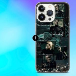 Alternative view of Albert Wesker Phone Case Resident Evil