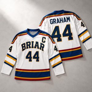 Custom Briar University, Hockey Jersey, Off-Campus Jersey, Hockey Romance Football Jersey