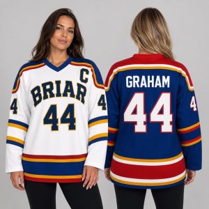 Custom Briar University, Hockey Jersey, Off-Campus Jersey, Hockey Romance Football Jersey - Image 3