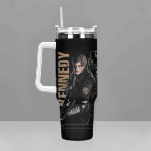 Alternative view of Leon Kennedy Resindent Evil 40oz Tumbler, Gift For Fans