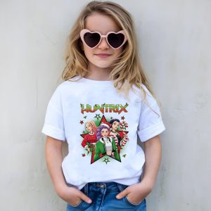 Alternative view of Huntrix Christmas Kpop Demon Hunters Kid Youth Sweatshirt