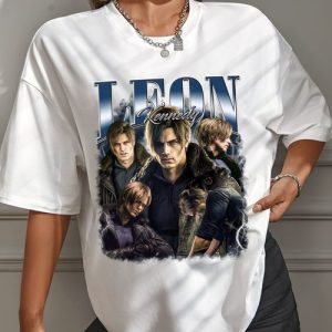Alternative view of Retro Leon Kennedy  T-shirt, Resident Evil