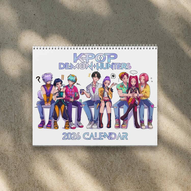 Kpop Demon Hunters Calendar 2026