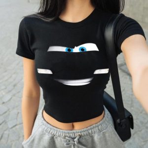 Alternative view of Lightning McQueen Big Face Baby Tee