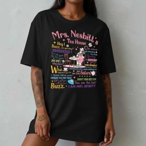 Alternative view of Funny Lines Mrs. Nesbitt’s Tea House T-Shirt
