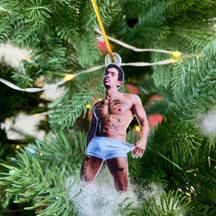 Funny Bad Bunny Ornament For Holiday Tree Decoration - Image 3
