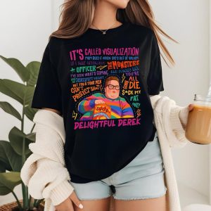 Alternative view of Funny Delightful Derek T-Shirt, Strangerthings Movie