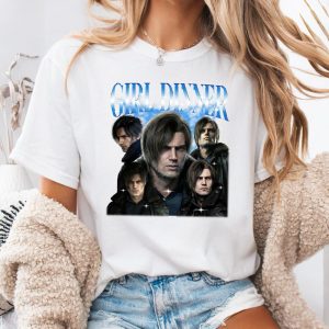 Alternative view of Retro Leon Kennedy Version 2 T-shirt, Resident Evil