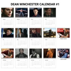 Alternative view of A Year Of Dean Winchester 2027 Calendar