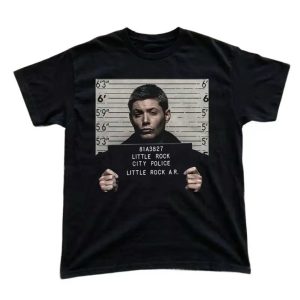 Dean Winchester Mugshot T-Shirt, Super Natural Fan