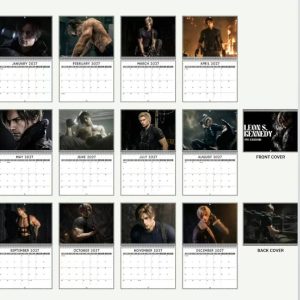 Alternative view of A Year Of Leon Kennedy 2027 Calendar