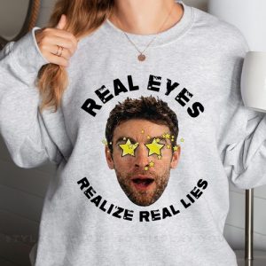 Alternative view of Real Eyes Realize Real Lies The Deep T-Shirt, Funny Meme, The Boys Movie