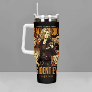 Grace Ashcroft Resindent Evil 40oz Tumbler, Gift For Fans - Image 5