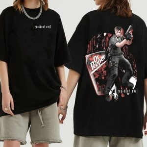 Leon Kennedy Dr Pepper 2 Sides T-Shirt, Resident Evil