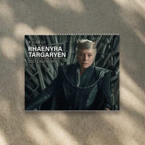 A Year Of Rhaenyra Targaryen 2027 Calendar, House Of The Dragon