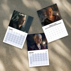 Alternative view of A Year Of Rhaenyra Targaryen 2027 Calendar, House Of The Dragon