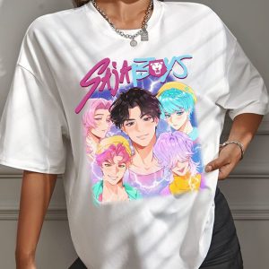 Alternative view of Saja Boys Kpop Demon Hunters T-Shirt