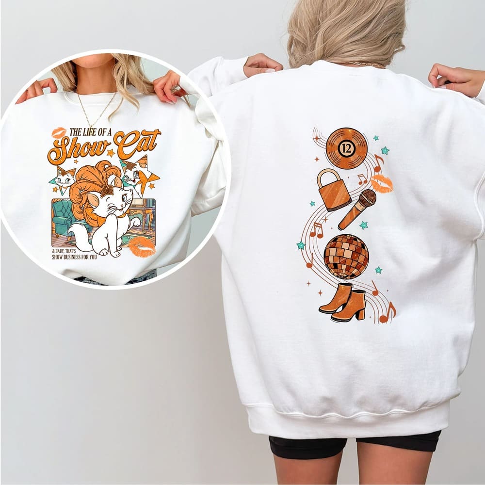 The Life Of Show Cat 2 Sides T-Shirt - Image 3