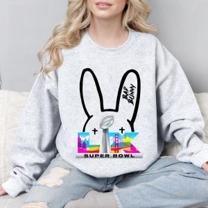 Alternative view of Bad Bunny Supers Bowl Sweatshirt