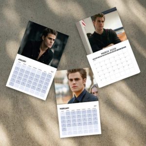 Alternative view of A Year Of Stefan Salvatore 2027 Calendar, The Vampire Diaries Movie