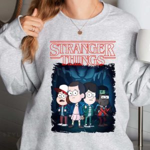 Alternative view of Gravity Falls Stranger Things T-Shirt