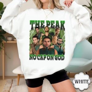 Alternative view of The Peak No Cap On God T-Shirt, The Boys movie, Hero Movie Fan