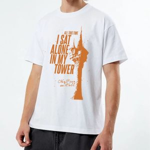 Alternative view of I Sat ALone In My Tower, Tangled Rapunzel T-Shirt