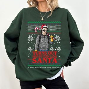 Alternative view of Steve Harrington Christmas Sweatshirt, Strangerthings