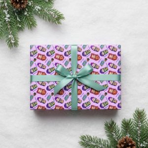 Huntrix Kpop Demon Hunters Wrapping Paper Version 3