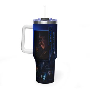 Chris Redfield Resindent Evil 40oz Tumbler, Gift For Fans - Image 6