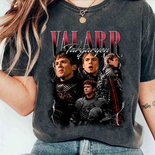 Valarr Targaryen T-Shirt, A Knight of the Seven Kingdoms Movie - Image 3