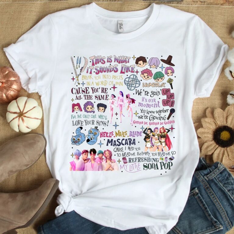 Huntrix Lyric, Kpop Demon Hunters T-shirt