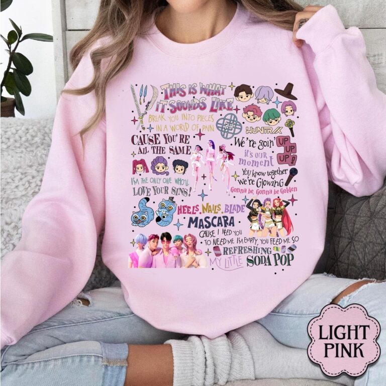 Huntrix Lyric, Kpop Demon Hunters T-shirt - Image 2