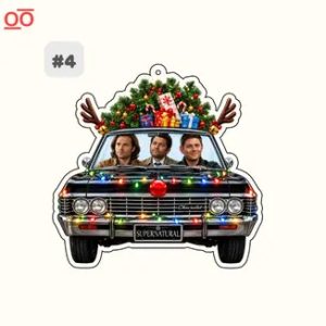 Supernatural Christmas Ornament, Holiday Decor, SPN Xmas Decoration - Image 5