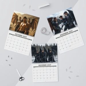 The Bat Boys Acotar Series 2027 Calendar, Gift For Book Lover - Image 4