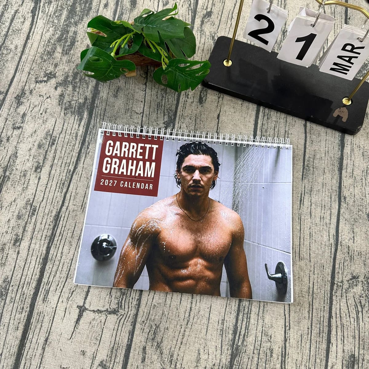 Garrett Graham 2027 Calendar, Gift for Off Campus Movie Fans
