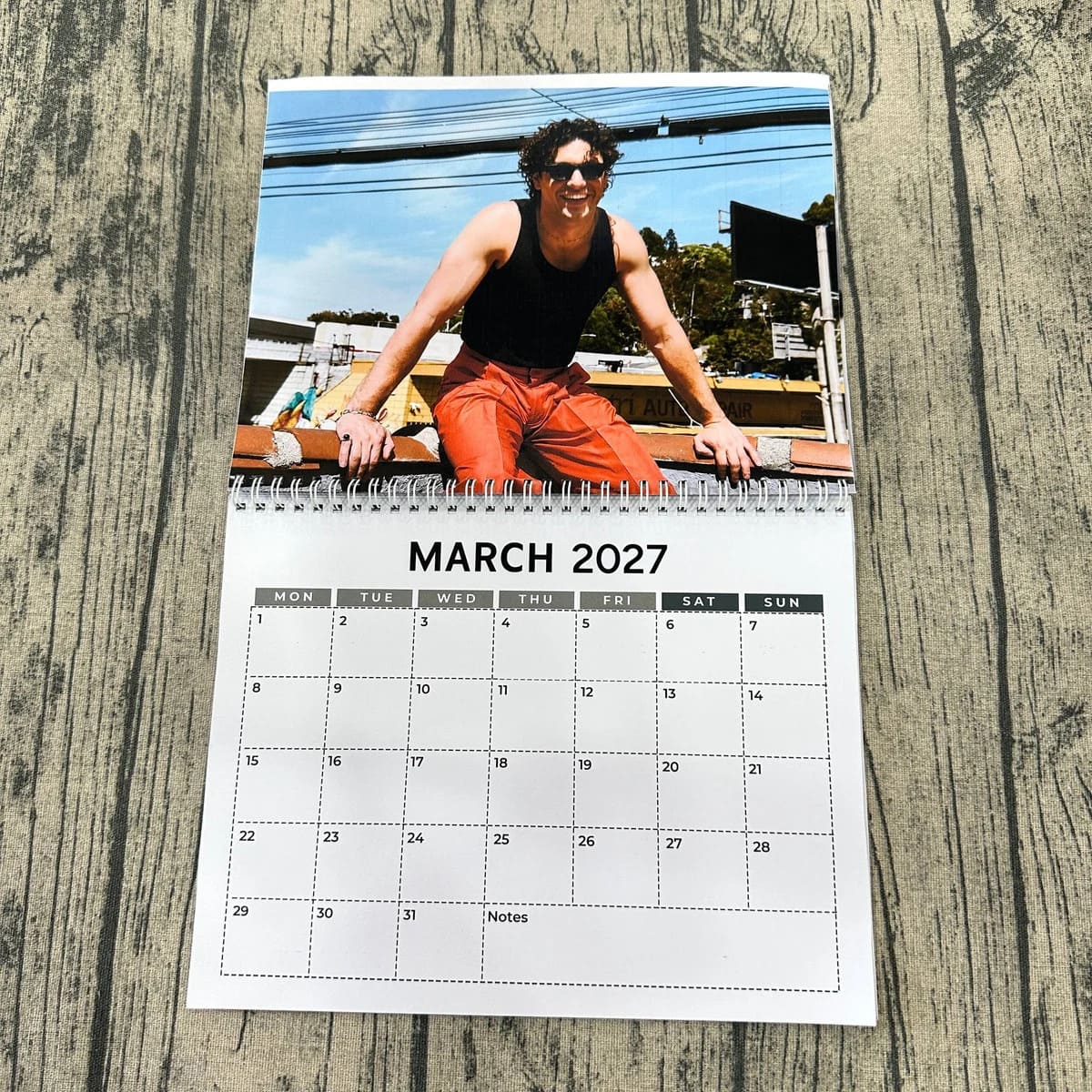 Garrett Graham 2027 Calendar, Gift for Off Campus Movie Fans - Image 3