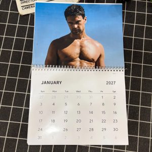 2027 Theo James Lifestyle Calendar, Spiral Bound Monthly Planner - Image 3