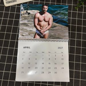 2027 Theo James Lifestyle Calendar, Spiral Bound Monthly Planner - Image 4