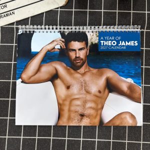 2027 Theo James Lifestyle Calendar, Spiral Bound Monthly Planner