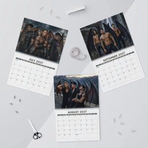 Alternative view of The Bat Boys Acotar Series 2027 Calendar, Gift For Book Lover