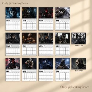 Simon Ghost Riley 2027 Calendar, CaII Of Duty - Image 3