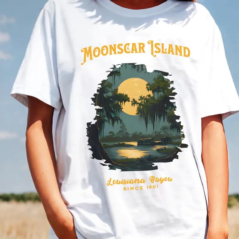 Moonscar Island Shirt, Zombie Island, 90s Nostalgia, Retro Halloween Sweatshirt, Hoodie - Image 3