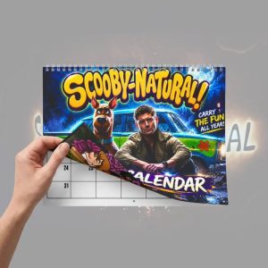 Alternative view of Scooby Natural 2027 Calendar, Mystery Adventure