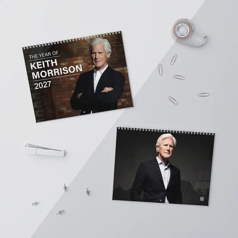 Keith Morrison 2027 Calendar, Keith Morrison Best Lines Graphic Calendar - Image 4