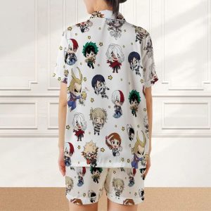 My Hero Academia Pajama Set, Chibi Anime Sleepwear - Image 3
