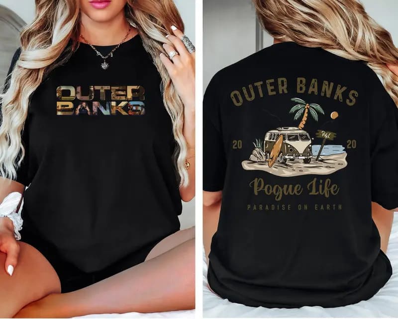 Outer Banks Pogue Lift T-Shirt, Movie Fan Tee - Image 2
