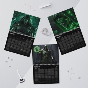 Alternative view of A Year Of Doctor Doom 2027 Calendar, DoomsDay