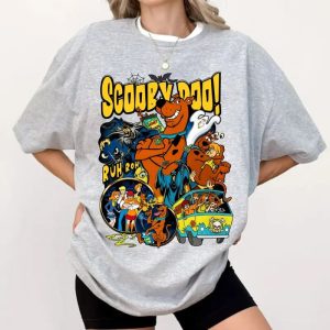 Mystery Gang Halloween Shirt, Funny Cartoon Detective Graphic Tee Sweatshirt Hoodie - Image 3