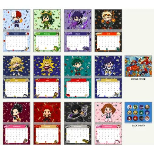 My Hero Academia Wall Calendar 2027, Anime Calendar Monthly Planner, Yearly Planner - Image 2